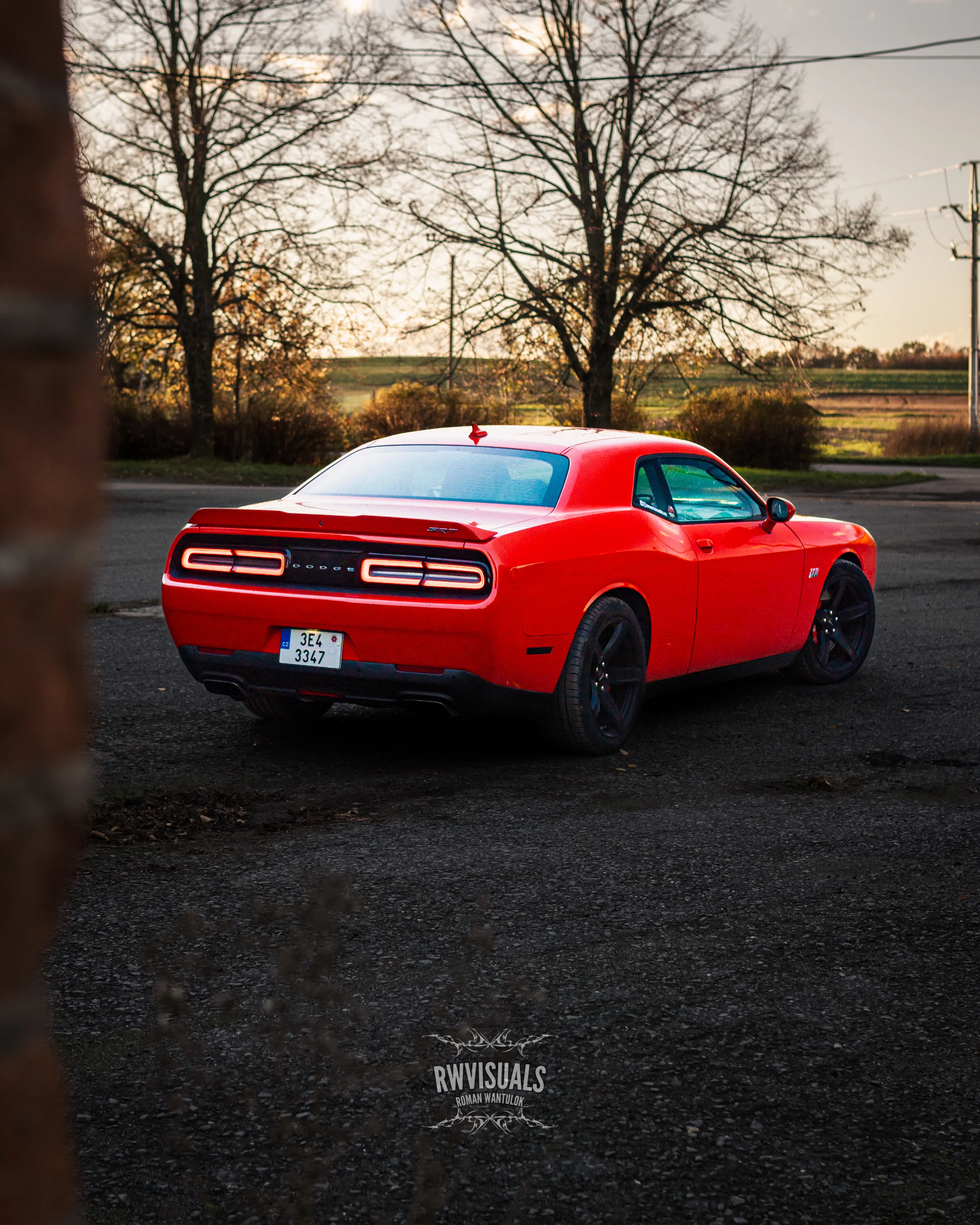 Challenger Sunset Rear